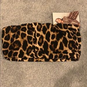 Naked wardrobe leopard print bandeau top